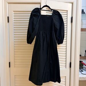 J crew black nap dress